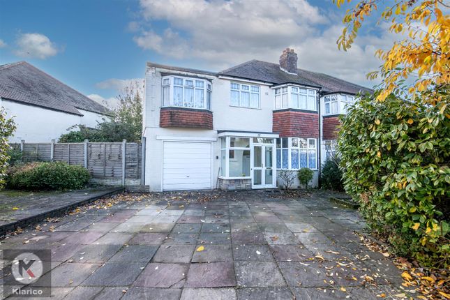 Thumbnail Semi-detached house for sale in Sherwood Road, Hall Green, Birmingham