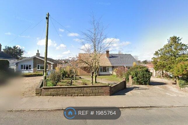 Thumbnail Bungalow to rent in Overstrand Road, Cromer