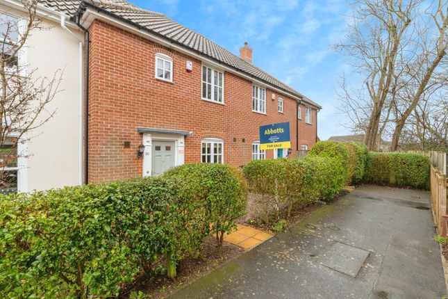 Thumbnail Semi-detached house for sale in Ryefield Road, Mulbarton, Norwich, Norfolk
