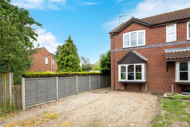 Thumbnail Semi-detached house for sale in Nash Close, Heckington, Sleaford, Lincolnshire