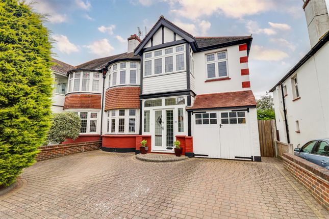 Thumbnail Semi-detached house for sale in Thames Drive, Leigh-On-Sea