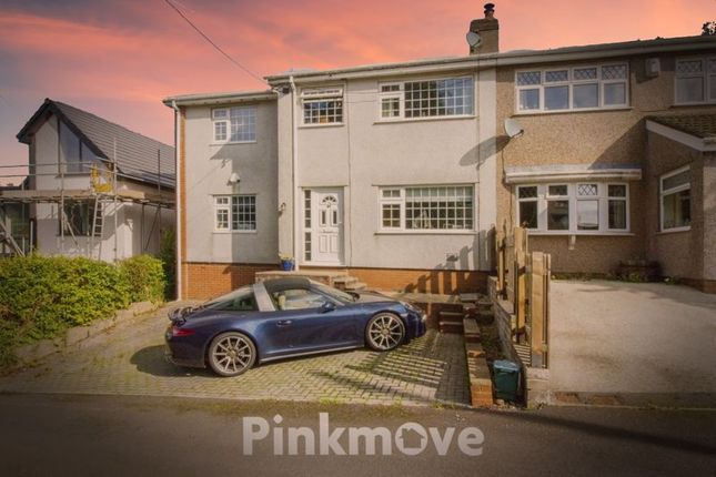 Semi-detached house for sale in Penrhiw Road, Risca, Newport