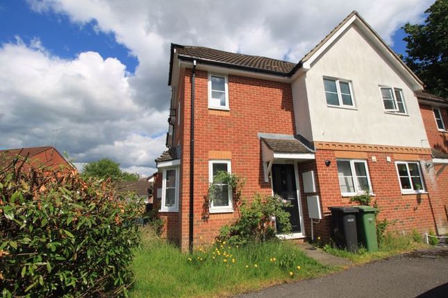 Thumbnail End terrace house to rent in Collett Close, Hedge End, Southampton