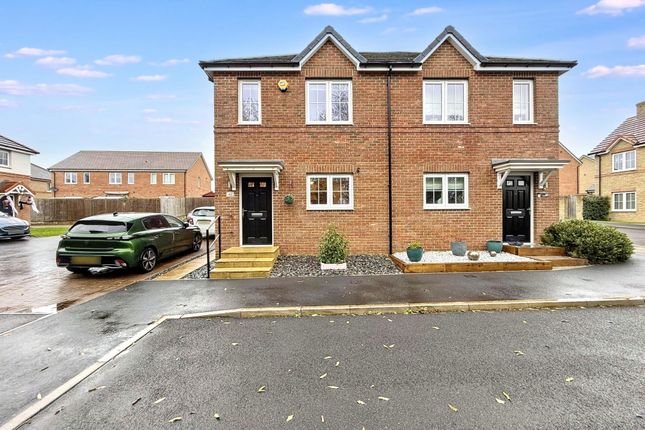 2-bed semi-detached on Nable Hill Close, Ferryhill, £129,995