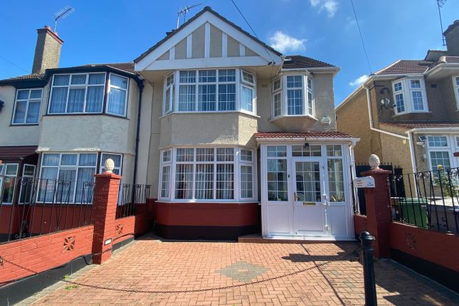 Thumbnail End terrace house for sale in The Rise, Neasden, London