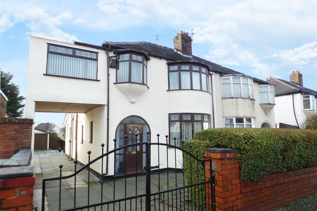 Thumbnail Semi-detached house for sale in Wallace Avenue, Huyton, Liverpool
