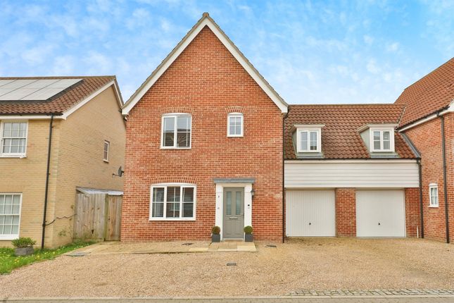 Link-detached house for sale in Dudley Close, Watton, Thetford
