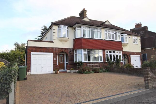 Thumbnail Semi-detached house for sale in Downs Road, Epsom