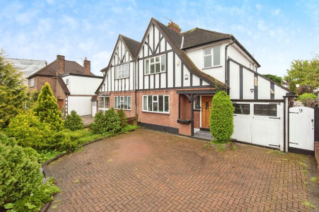 Thumbnail Semi-detached house for sale in Oaks Avenue, Worcester Park