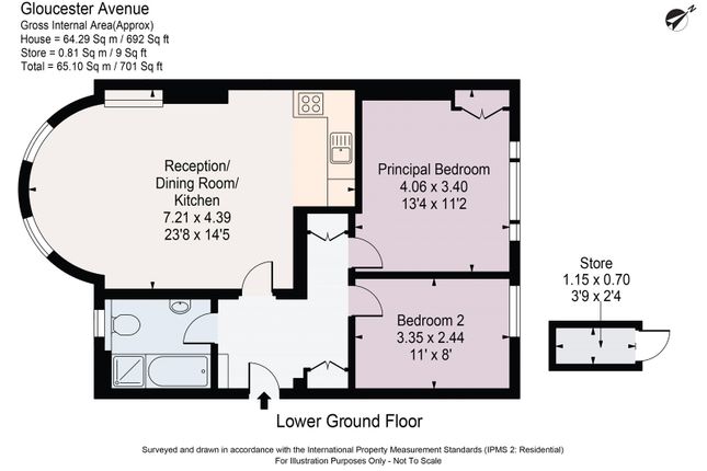 Flat for sale in Gloucester Avenue, Primrose Hill, London