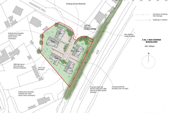 Land for sale in Development Site For 5 Dwellings, Indian Queens, Cornwall