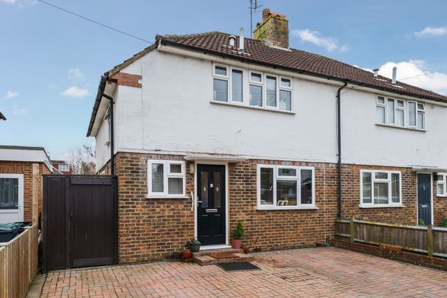 Thumbnail Semi-detached house for sale in Grove Road, Horley, Surrey