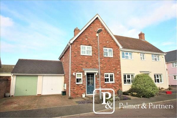 Thumbnail Semi-detached house to rent in Springfield Meadows, Clacton-On-Sea, Essex