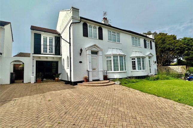 Thumbnail Semi-detached house for sale in Lodge Avenue, Willingdon, East Sussex