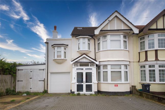 Thumbnail End terrace house for sale in Wycombe Road, Gants Hill, Ilford, Essex
