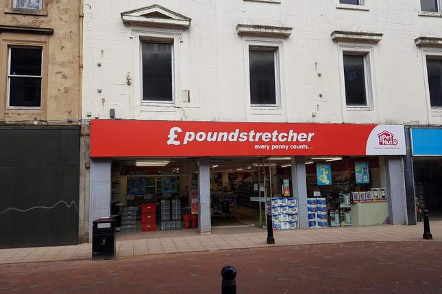 Retail premises to let in High Street, Falkirk