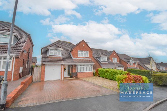 Thumbnail Detached house for sale in Longsdon Close, Newcastle, Staffordshire