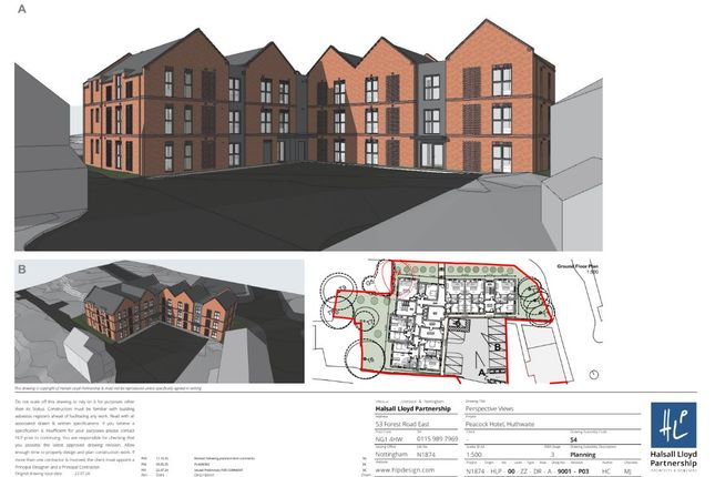 22-bed flat on The peacock Hotel, Main Street, Sutton-in-Ashfield, £650,000