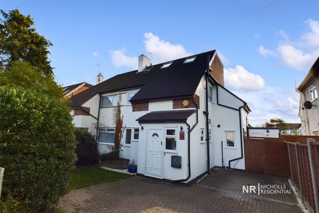 Semi-detached house for sale in Grange Road, Chessington, Surrey.