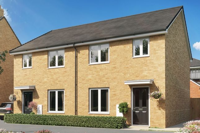 Thumbnail Semi-detached house for sale in "The Gosford - Plot 177" at Moonflower Place, Biggleswade