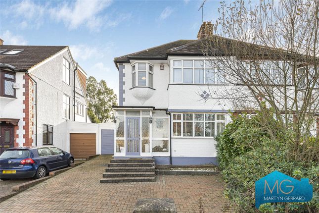 Semi-detached house for sale in Addington Drive, North Finchley, London