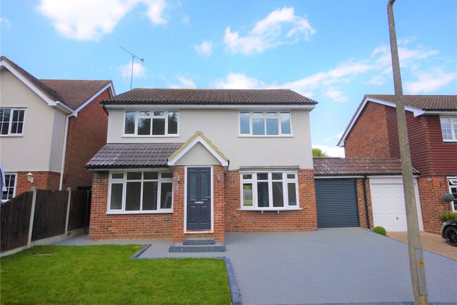 Thumbnail Detached house for sale in Appletree Crescent, Doddinghurst, Brentwood, Essex