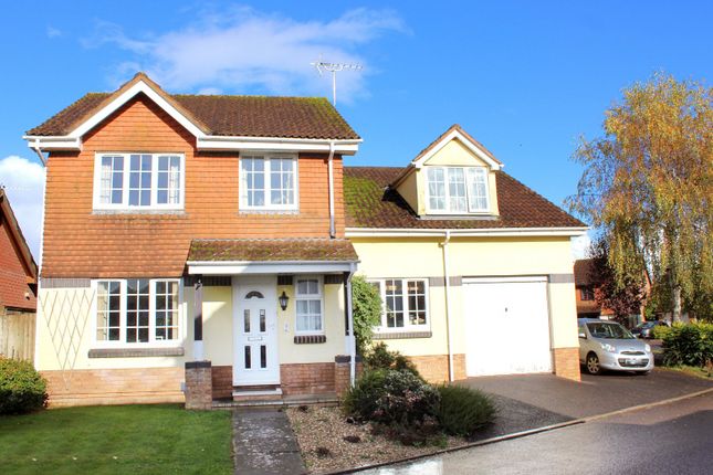 Thumbnail Detached house for sale in Barley Close, Cullompton, Devon