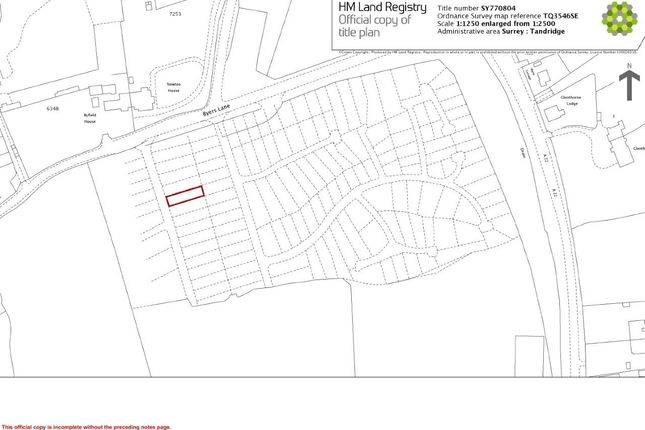 Thumbnail Land for sale in Byers Lane, South Godstone, Godstone