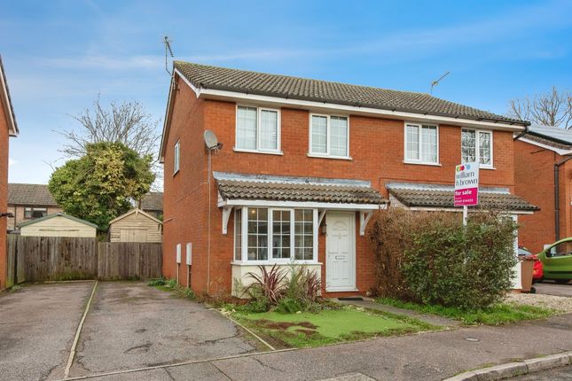 Thumbnail Semi-detached house for sale in Oxer Close, Elmswell, Bury St. Edmunds