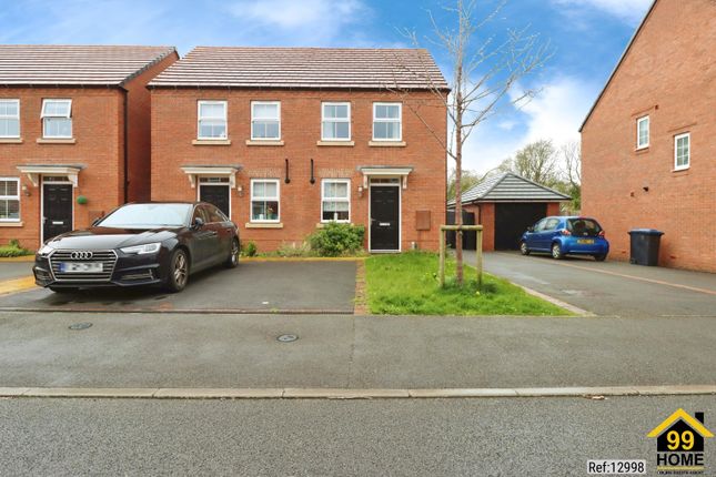 Thumbnail Semi-detached house for sale in Wagtail Avenue, Leicester, Harborough
