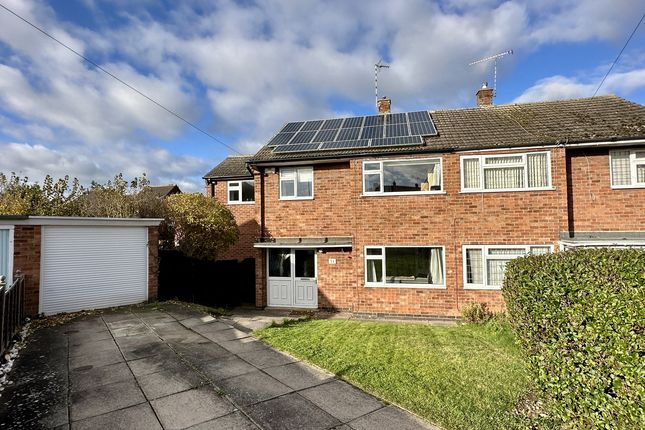 Thumbnail Semi-detached house for sale in Falmouth Drive, Wigston