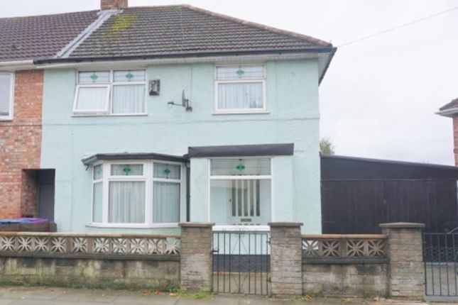 End terrace house for sale in Vanbrugh Road, Liverpool, Merseyside