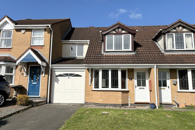 Thumbnail Terraced house for sale in Rivets Meadow Close, Thorpe Astley, Leicester, Leicestershire.