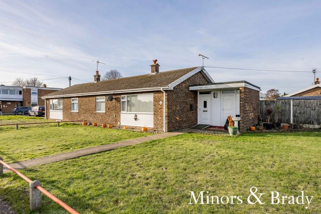 Thumbnail Terraced bungalow to rent in Charles Close, Caister-On-Sea