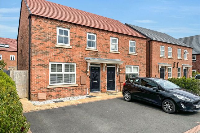 Thumbnail Semi-detached house for sale in Garner Way, Fleckney, Leicestershire