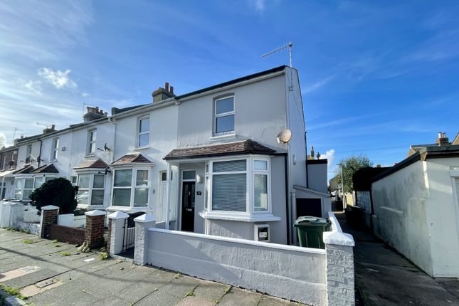 Thumbnail End terrace house for sale in Sidley Road, Eastbourne, East Sussex