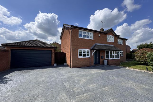 Thumbnail Detached house for sale in The Burrows, Narborough, Leicester