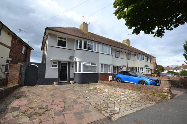 Thumbnail End terrace house for sale in Queens Crescent, Eastbourne