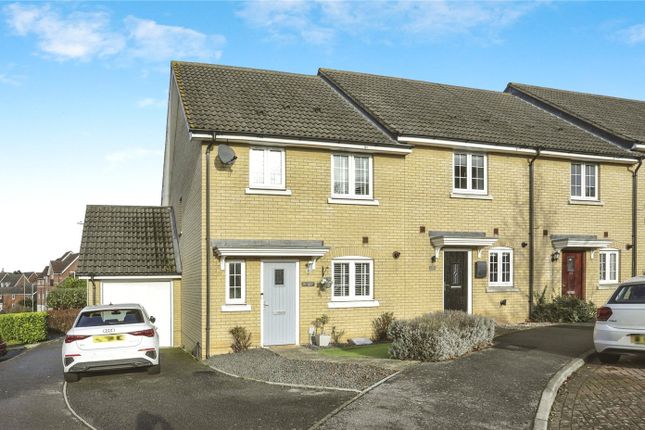 Thumbnail End terrace house for sale in Lapwing Grove, Stowmarket, Suffolk