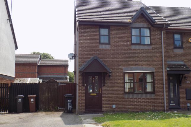 Thumbnail End terrace house to rent in Maes Alarch, Rhewl, Holywell