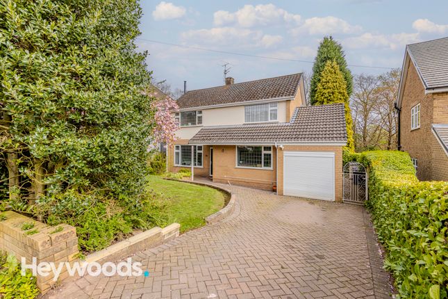 Thumbnail Detached house for sale in Abbots Way, Westlands, Newcastle Under Lyme