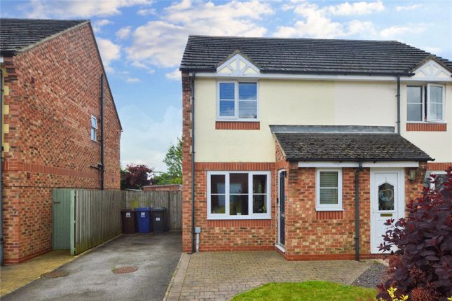 Thumbnail Semi-detached house for sale in Wheatdale Road, Ulleskelf, Tadcaster, North Yorkshire