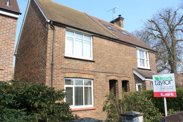 Semi-detached house to rent in Depot Road, Horsham, West Sussex