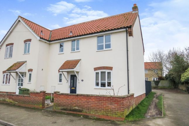 End terrace house for sale in High Street, Feltwell, Thetford