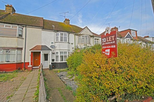 Thumbnail Terraced house to rent in Magpie Hall Road, Chatham