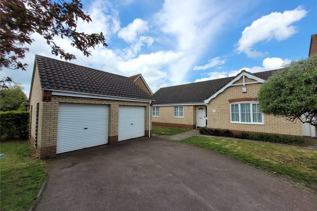 Thumbnail Bungalow for sale in Holly Blue Road, Wymondham, Norfolk