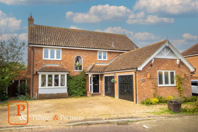 Thumbnail Detached house for sale in Howards Croft, Colchester, Essex