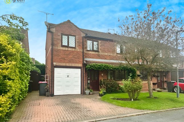 Thumbnail Semi-detached house for sale in Sherwood Close, Wood End, Atherstone