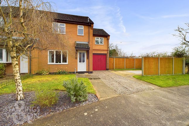 Semi-detached house for sale in Oakfields, Loddon, Norwich