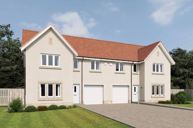 Semi-detached house for sale in "Bargower" at Agate Place, Penicuik